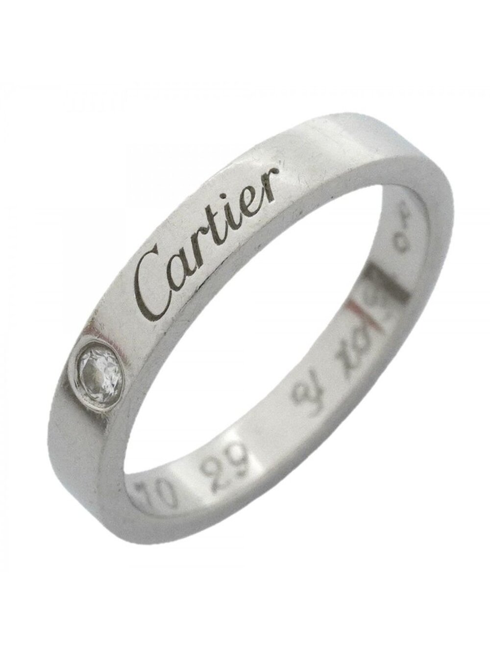 Cartier Ring C de Cartier Platinum Diamond